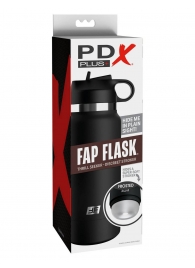 Черный мастурбатор в виде бутылки Fap Flask - Pipedream - в Набережных Челнах купить с доставкой