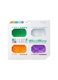 Набор из 4 мастурбаторов-стимуляторов Tenga Uni Variety Pack - Tenga - в Набережных Челнах купить с доставкой