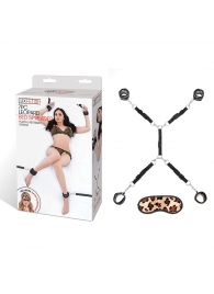 Леопардовая фиксация на матрас для рук и ног Classic Bedspreader - Lux Fetish - купить с доставкой в Набережных Челнах