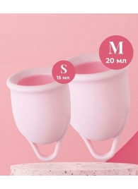 Набор из 2 розовых менструальных чаш Aura - HOT planet - купить с доставкой в Набережных Челнах
