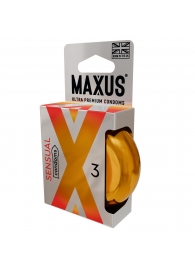 Презервативы анатомической формы Maxus Sensual - 3 шт. - Maxus - купить с доставкой в Набережных Челнах