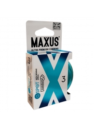 Презервативы Maxus G spot с двойной спиралью - 3 шт. - Maxus - купить с доставкой в Набережных Челнах