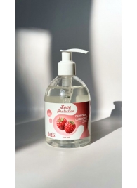Лубрикант на водной основе Love Protection Raspberry с ароматом малины - 300 мл. - Lola Games - купить с доставкой в Набережных Челнах