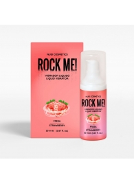 Жидкий вибратор Nuei Rock Me! с ароматом клубники - 20 мл. - Nuei cosmetics - купить с доставкой в Набережных Челнах