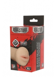 Нежный мастурбатор-ротик REALSTUFF 5INCH MASTURBATOR BJ - Dream Toys - в Набережных Челнах купить с доставкой