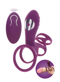 Фиолетовая эрекционная вибронасадка Halo Halo C-Ring Sleeve - Toy Joy - в Набережных Челнах купить с доставкой