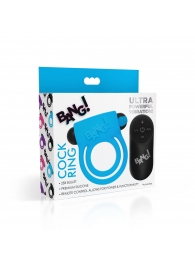 Голубое эрекционное виброкольцо 28X Remote Control Vibrating Cock Ring   Bullet - XR Brands - в Набережных Челнах купить с доставкой