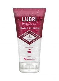 Интимный гель-смазка на водной основе Lubrimax Magic Cherry - 75 мл. - ИнтелБИО - купить с доставкой в Набережных Челнах