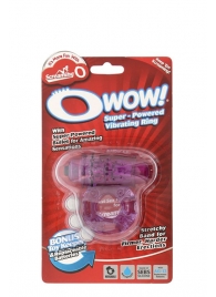 Фиолетовое эрекционное виброкольцо OWOW PURPLE - Screaming O - в Набережных Челнах купить с доставкой