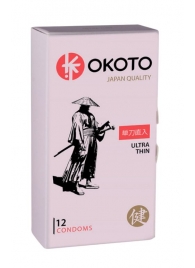 Тонкие презервативы OKOTO Ultra Thin - 12 шт. - Sitabella - купить с доставкой в Набережных Челнах