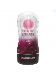 Прозрачный текстурированный мастурбатор Vacuum Cup Masturbator Black Hole - Baile - в Набережных Челнах купить с доставкой