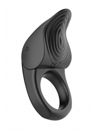 Черное эрекционное виброкольцо Vibro Lust Ring - MALESATION - в Набережных Челнах купить с доставкой