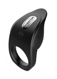 Черное эрекционное виброкольцо Vibro Lust Ring - MALESATION - в Набережных Челнах купить с доставкой