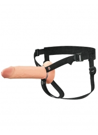 Полый страпон на ремнях 8’’ Hollow Silicone Strap-on - Pipedream - купить с доставкой в Набережных Челнах