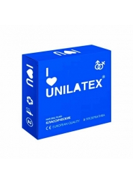 Классические презервативы Unilatex Natural Plain - 3 шт. - Unilatex - купить с доставкой в Набережных Челнах