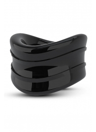 Черное эрекционное кольцо на мошонку Beef Ball Stretcher Snug - Blush Novelties - в Набережных Челнах купить с доставкой