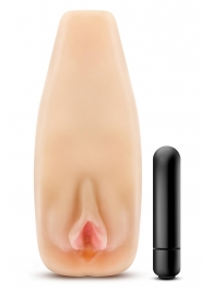 Мастурбатор-вагина с вибрацией Soft   Wet Natasha Realistic Beige Masturbator - Blush Novelties - в Набережных Челнах купить с доставкой