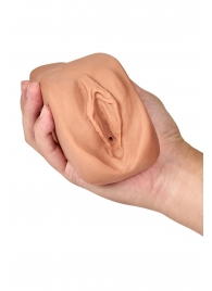Маструбатор-вагина с вибрацией Soft   Wet Renata Realistic Tan Masturbator - Blush Novelties - в Набережных Челнах купить с доставкой