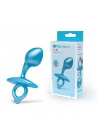 Голубая анальная пробка для массажа простаты Bulb Silicone Prostate Plug - 10,7 см. - b-Vibe - в Набережных Челнах купить с доставкой