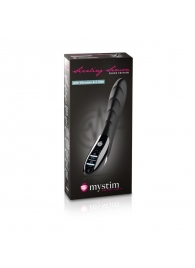 Вибратор с электростимуляцией Sizzling Simon Black Edition - 27 см. - MyStim - купить с доставкой в Набережных Челнах