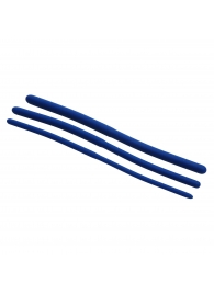 Набор из 3 синих силиконовых уретральных расширителей Invasion Silicone Urethral Sound Trainer Set - XR Brands - купить с доставкой в Набережных Челнах