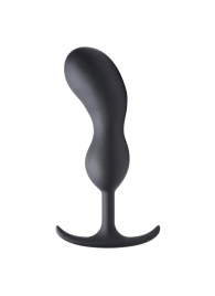 Черный массажер простаты с утяжелителями Premium Silicone Weighted Prostate Plug XL - 20,8 см. - XR Brands - в Набережных Челнах купить с доставкой