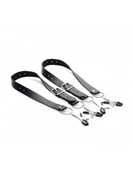 Ремни с зажимами для половых губ Spread Labia Spreader Straps with Clamps - XR Brands - купить с доставкой в Набережных Челнах