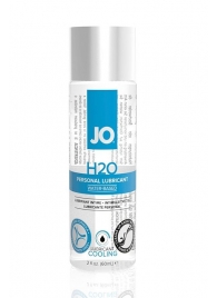 Охлаждающий лубрикант на водной основе JO Personal Lubricant H2O COOLING - 60 мл. - System JO - купить с доставкой в Набережных Челнах