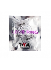 Прозрачное виброкольцо с двумя вибропульками - Toyfa Basic - в Набережных Челнах купить с доставкой