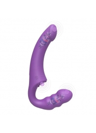 Фиолетовый безремневой страпон Straples Strap-On Dildo - Erokay - купить с доставкой в Набережных Челнах
