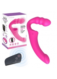 Розовый безремневой страпон Straples Strap-On Dildo - Erokay - купить с доставкой в Набережных Челнах