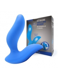 Синий вибромассажер простаты 3,5’’ Curve P-spot Massager - 12 см. - Erokay - в Набережных Челнах купить с доставкой
