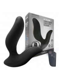 Черный вибромассажер простаты 3,5’’ Remote Control Curve P-spot Massager - 12 см. - Erokay - в Набережных Челнах купить с доставкой