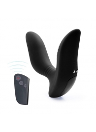 Черный вибромассажер простаты 3,5’’ Remote Control Curve P-spot Massager - 12 см. - Erokay - в Набережных Челнах купить с доставкой