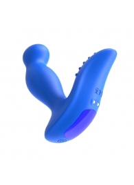 Синий вибромассажер простаты 3,5’’ Remote Control P-spot Massager - 12,5 см. - Erokay - в Набережных Челнах купить с доставкой
