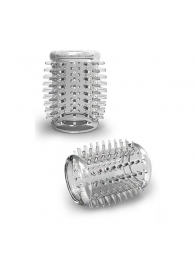 Прозрачная насадка с шипами STAY HARD COCK SLEEVE 01 CLEAR - Blush Novelties - в Набережных Челнах купить с доставкой