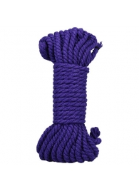 Фиолетовая верёвка для связывания и фиксации Bind Tie - 9,14 м. - Doc Johnson - купить с доставкой в Набережных Челнах