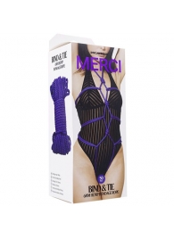 Фиолетовая верёвка для связывания и фиксации Bind Tie - 15,24 м. - Doc Johnson - купить с доставкой в Набережных Челнах