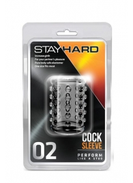 Прозрачная насадка на пенис с шишечками STAY HARD COCK SLEEVE 02 CLEAR - Blush Novelties - в Набережных Челнах купить с доставкой