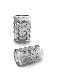 Прозрачная насадка с капельками STAY HARD COCK SLEEVE 05 CLEAR - Blush Novelties - в Набережных Челнах купить с доставкой