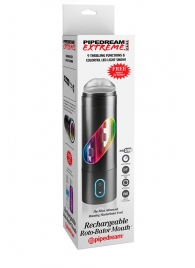 Перезаряжаемый мастурбатор-ротик Extreme Toyz Rechargeable Roto-Bator Mouth - Pipedream - в Набережных Челнах купить с доставкой