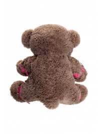 Бондажный набор: бурый мишка с розовыми оковами и наручниками - Pecado - купить с доставкой в Набережных Челнах