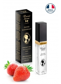 Стимулирующий блеск для губ со вкусом клубники - 7 мл. - Plaisir Secret - купить с доставкой в Набережных Челнах