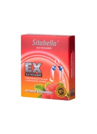 Стимулирующая насадка Sitabella Extender  Клубника - Sitabella - купить с доставкой в Набережных Челнах