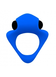 Синее эрекционное кольцо Wooomy Tribeс с вибрацией - Adrien Lastic - в Набережных Челнах купить с доставкой