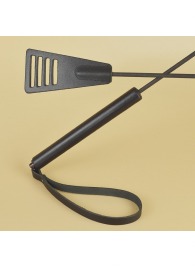 Черный кожаный стек «Сириус» - 60 см. - Sitabella - купить с доставкой в Набережных Челнах