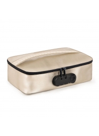 Золотистая сумочка для хранения игрушек Discreet Box - Dorcel - купить с доставкой в Набережных Челнах