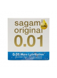 Увлажнённый презерватив Sagami Original 0.01 Extra Lub - 1 шт. - Sagami - купить с доставкой в Набережных Челнах