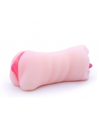 Телесный двусторонний мастурбатор - вагина и ротик - Boys of Toys - в Набережных Челнах купить с доставкой