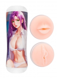 Двусторонний мастурбатор аниме - ротик и вагина - Tokyo Style - в Набережных Челнах купить с доставкой